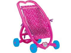 Carucior pentru papusi Fuchsia cu Accesorii 52 cm